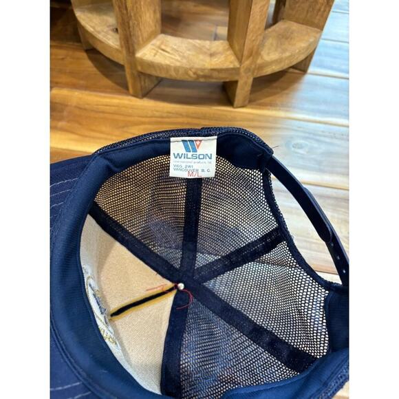 Vintage Royal Canadian Mounted Police Baseball Snap Back Cap M/L - Picture 3 of 6